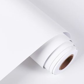 15.75 X 393 INCH WESTICK MODERN WHITE PEEL AND STICK WALLPAPER KITCHEN CONTACT PAPER FOR CABINETS SELF ADHESIVE REMOVABLE WALLPAPE
