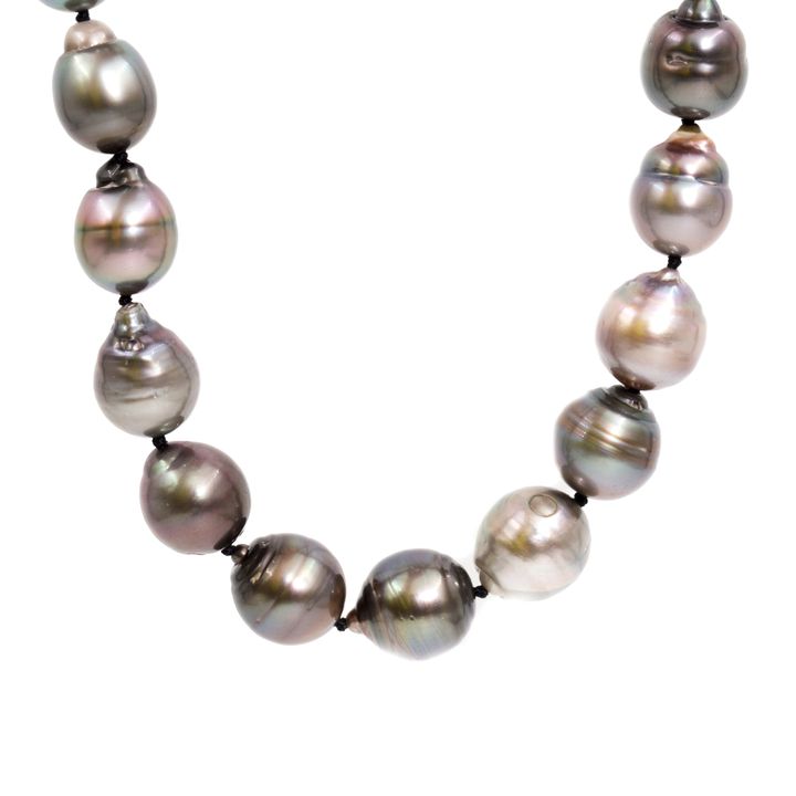 Baroque Tahitian Pearl Necklace 12.9 Millimetres