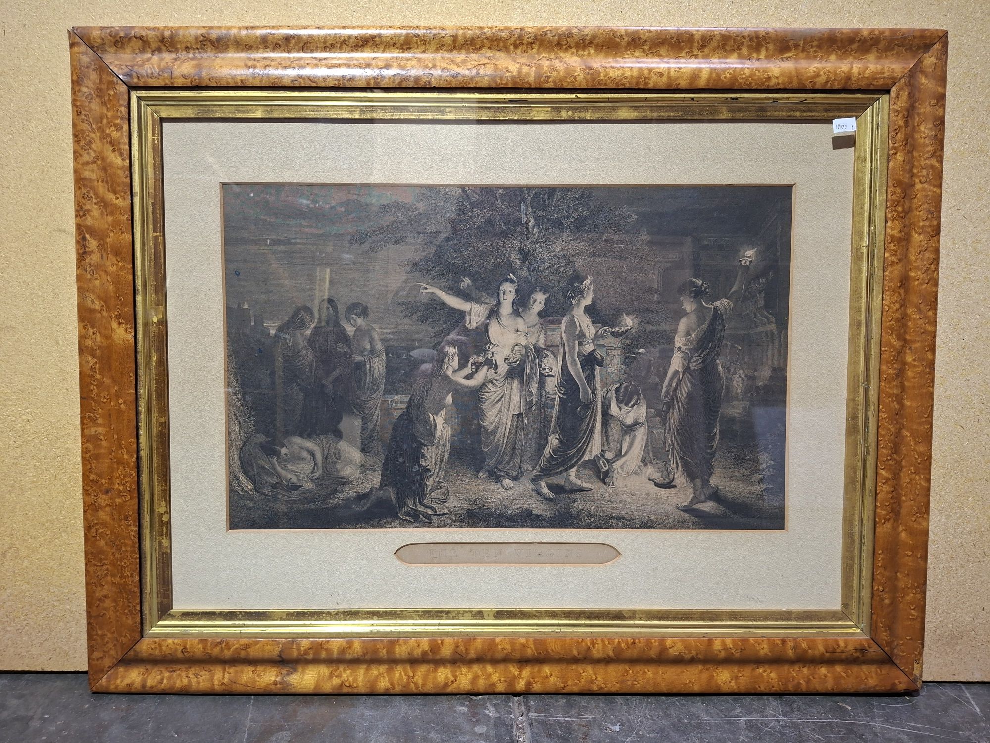 57 · ANTIQUE BIRDS EYE MAPLE FRAME