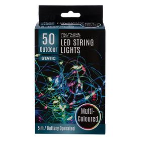 String Lights Outdoor Battery Operated Multi Coloured 5 m 50 LED | DEFECTIVE