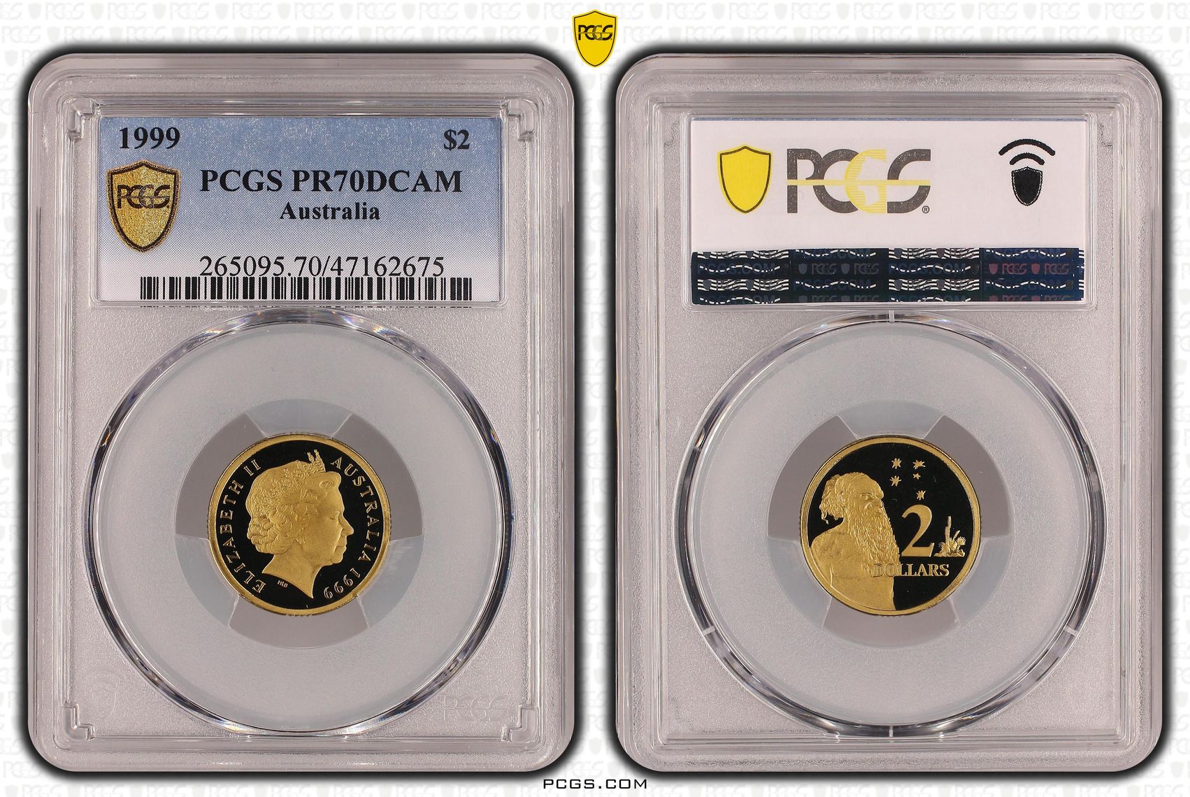 Elizabeth II, Pop 15/0, Two Dollar, 1999, PCGS PR70DCAM
