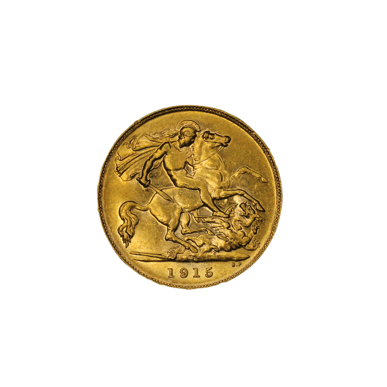 1273. · George V, Half Sovereign, 1915-M, EF