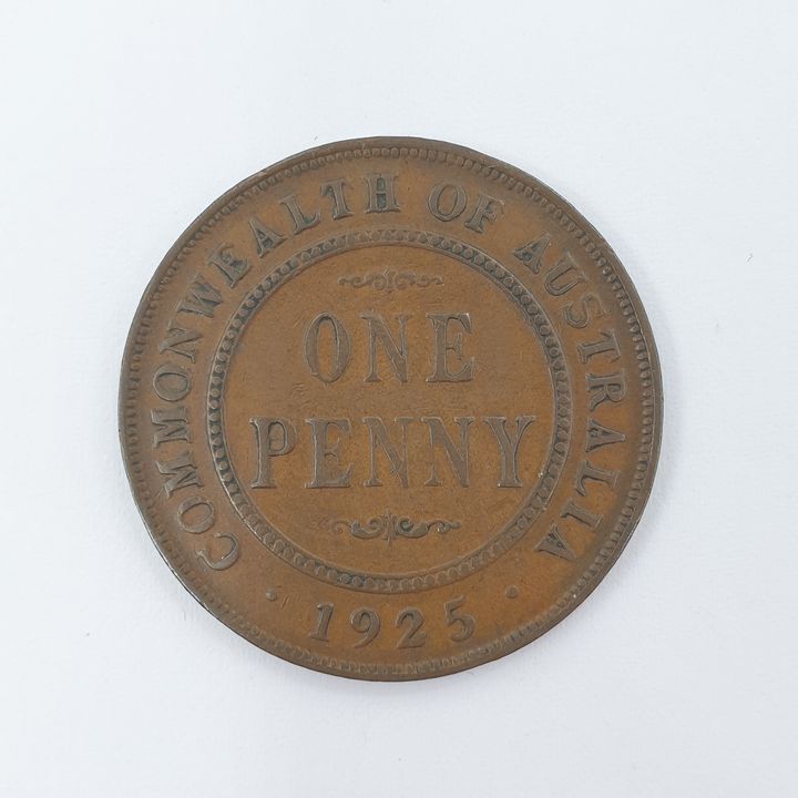 Aus. 1925 Penny - Broken 'N' Variety