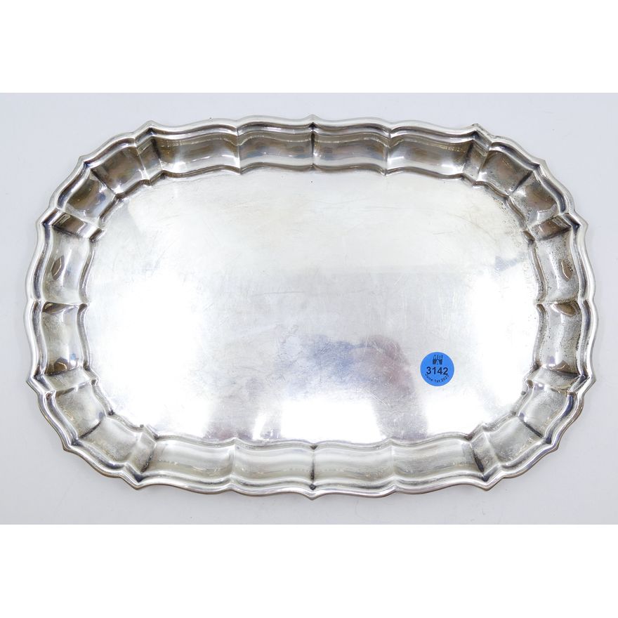 Frank Smith ''Chippendale'' Sterling Serving Tray 12'' - 428 Grams