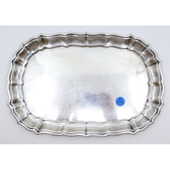 Frank Smith ''Chippendale'' Sterling Serving Tray 12'' - 428 Grams
