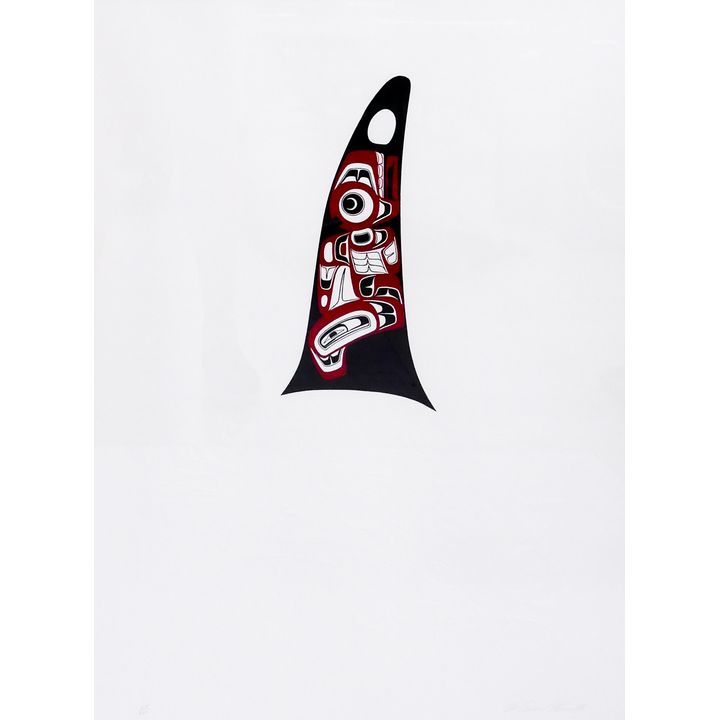 Marvin Oliver 'Journey' Killer Whale Embossed S/N Serigraph. Edition 62/249. Dated 1986.