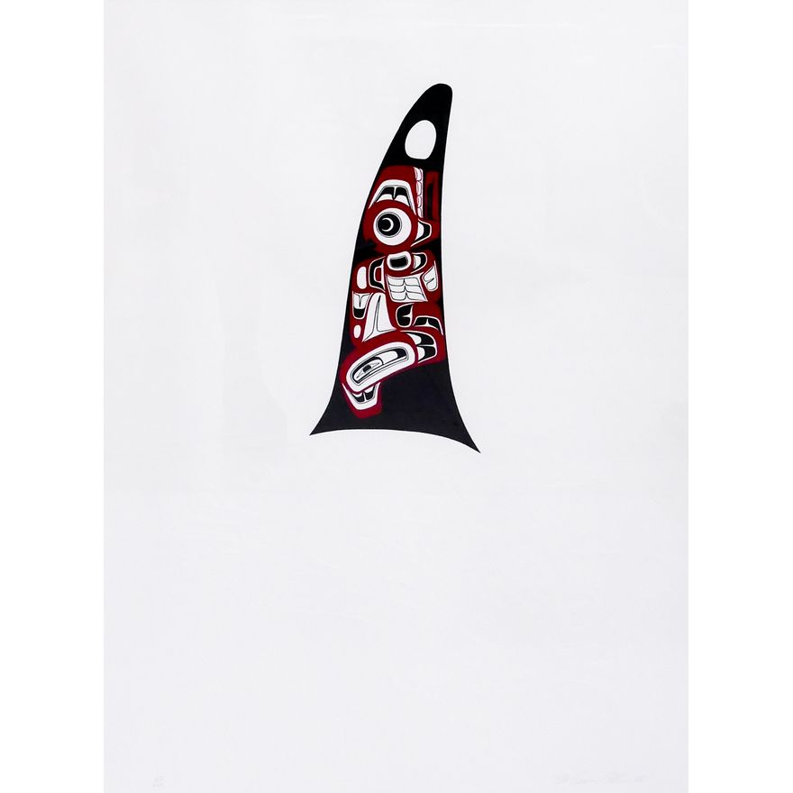 Marvin Oliver 'Journey' Killer Whale Embossed S/N Serigraph. Edition 62/249. Dated 1986.