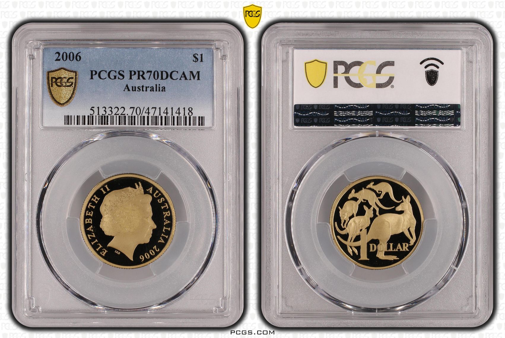 Elizabeth II, One Dollar, 2006, PCGS PR70DCAM
