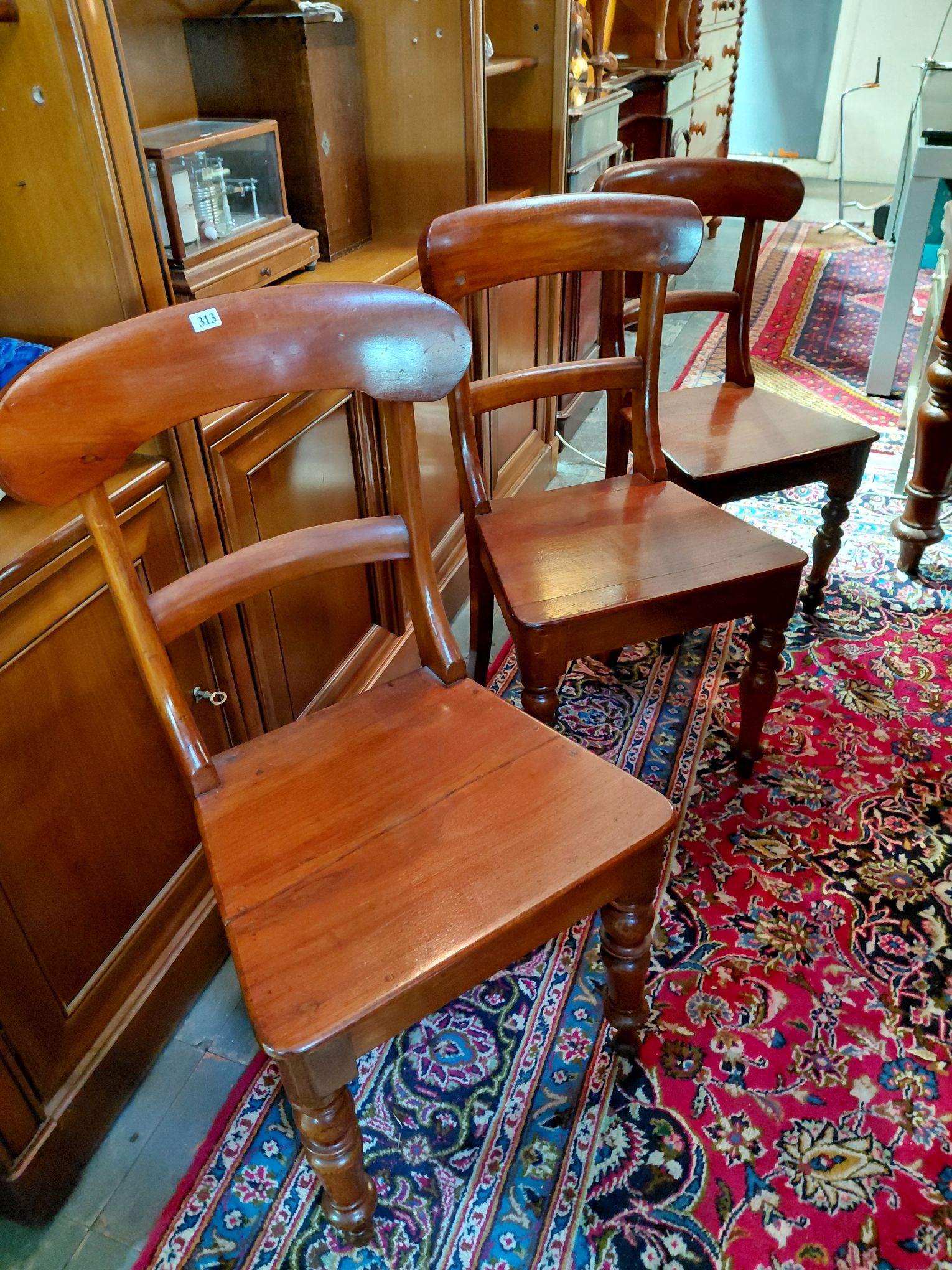 313 · AUSTRALIAN CEDAR CHAIRS