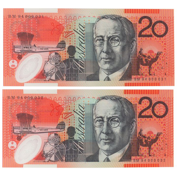 Fraser/Evans, Twenty Dollars, 1994, UNC
