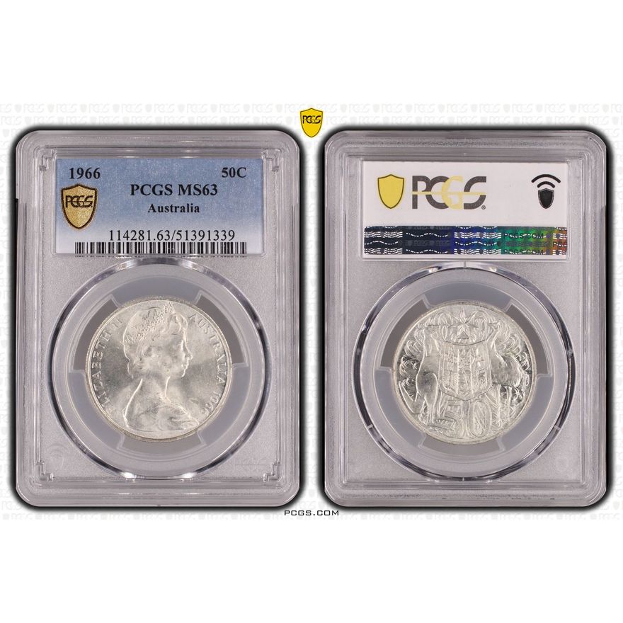 Fifty Cent, 1966, PCGS MS63