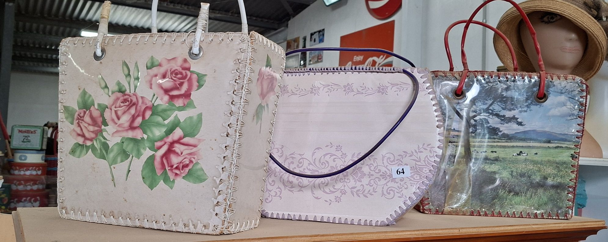 64 · VINTAGE SEWING EQUIPMENT BAGS