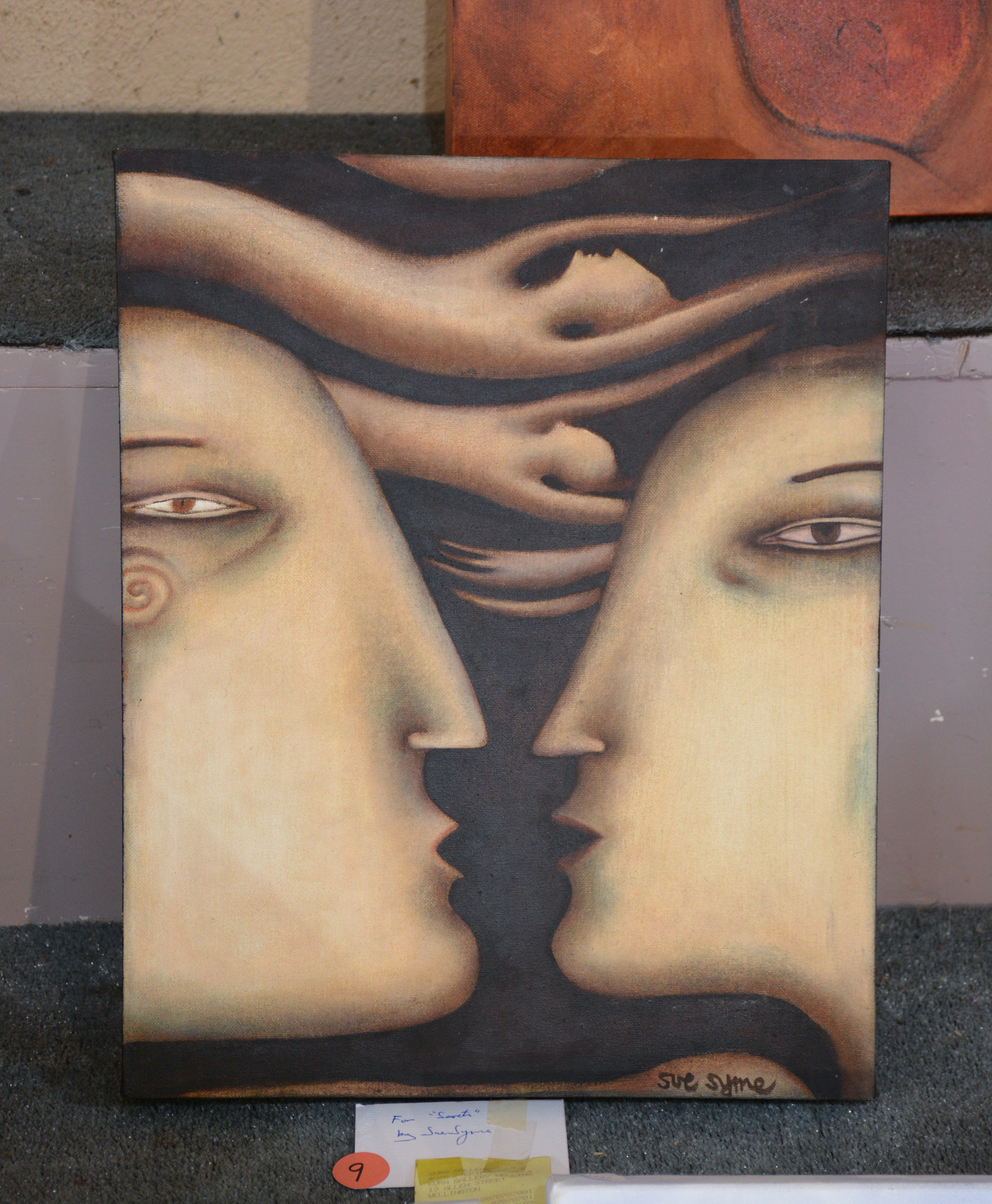 Secrets Original Art on Canvas by Sue Syme — NZ auction result