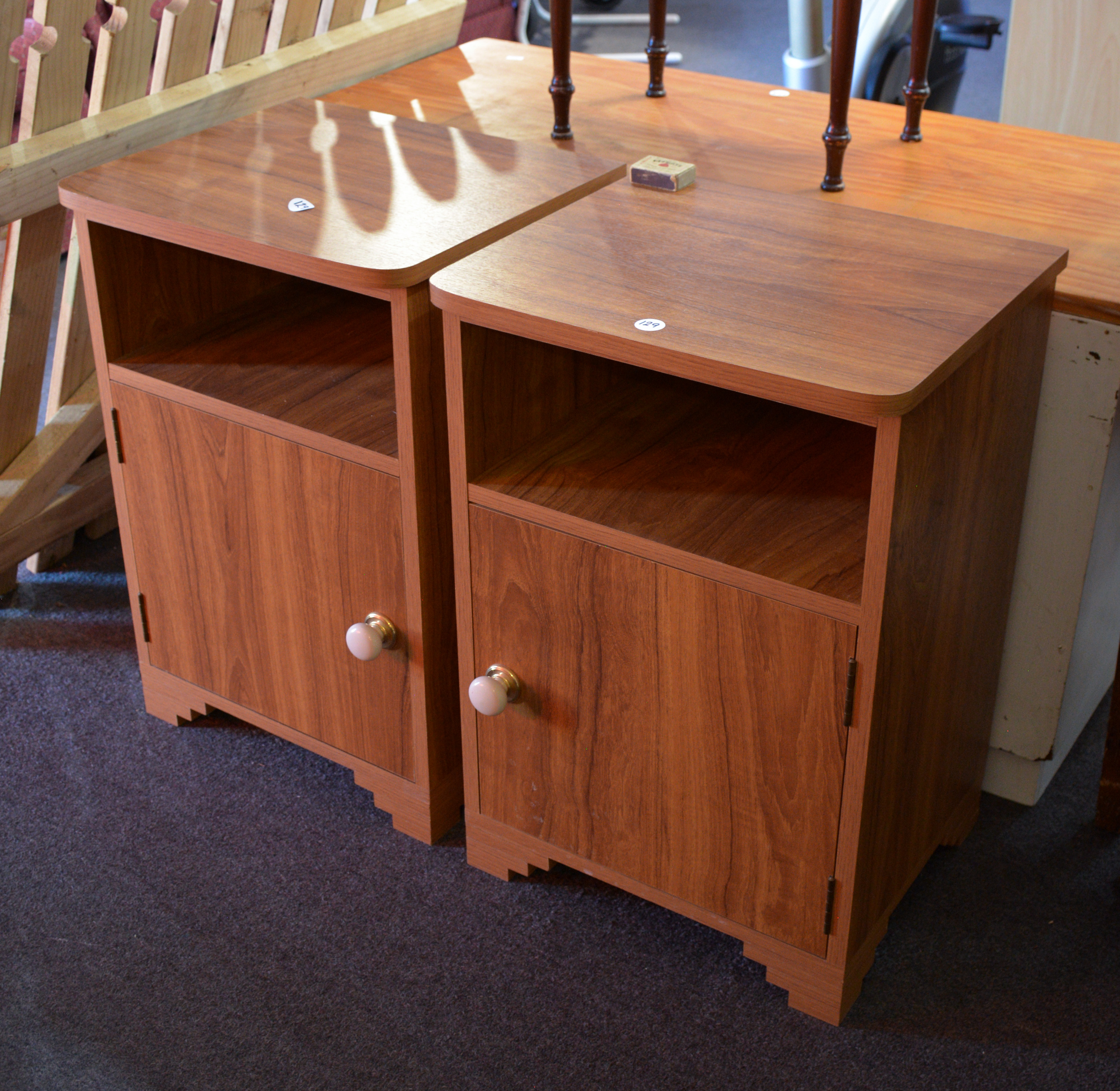 Pair of Modern Bedside Cabinets — sold at auction in New Zealand for $45