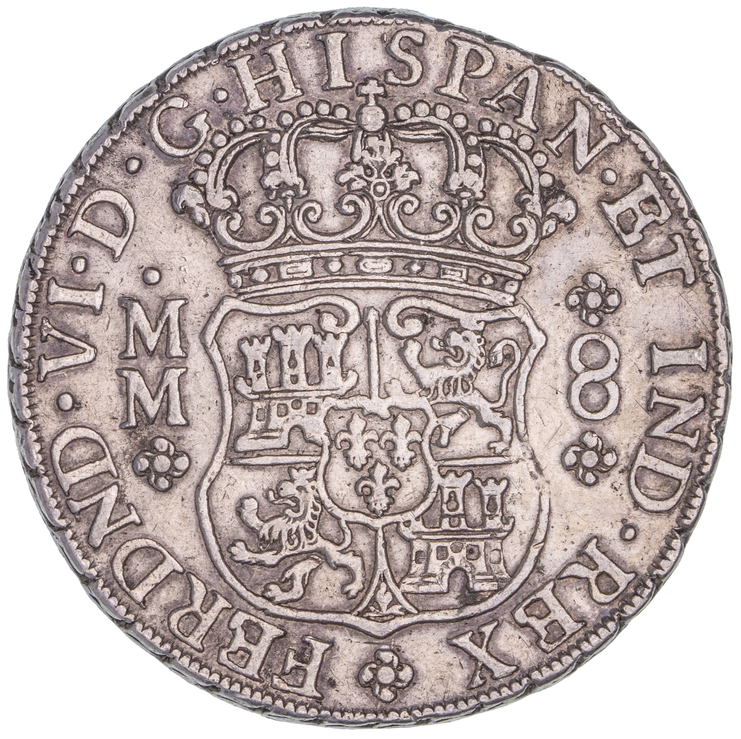Mexico, Charles III, Eight Reales, 1760-MM, aVF