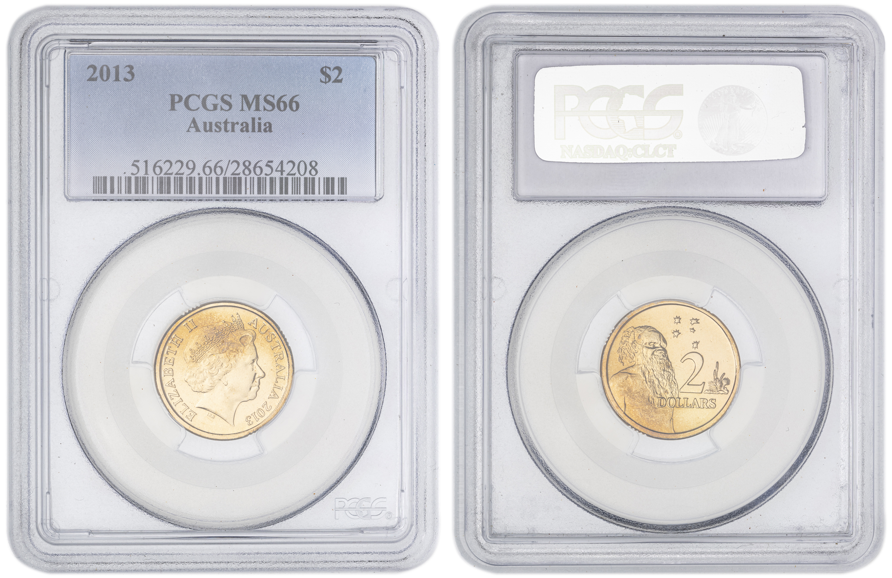 Elizabeth II, Two Dollar, 2013, PCGS MS66