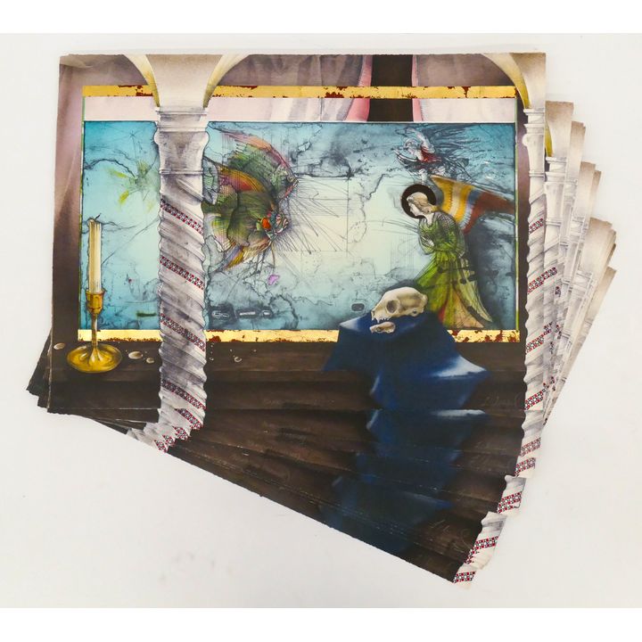 28pc Fred Wessel ''Aquarium'' Lithographs.