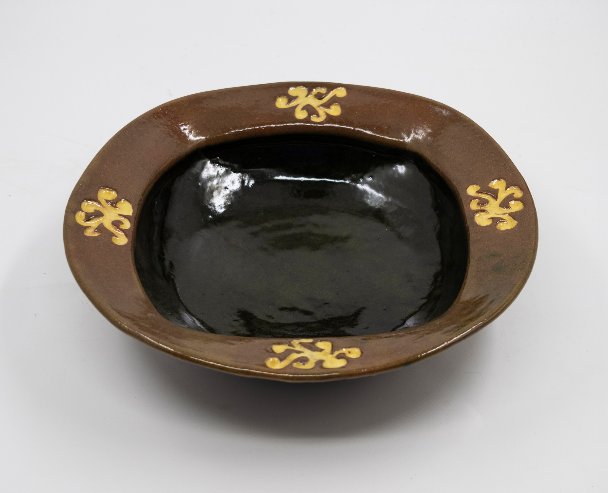 Barry Brickell - Rimmed bowl — sold at auction in New Zealand for $250