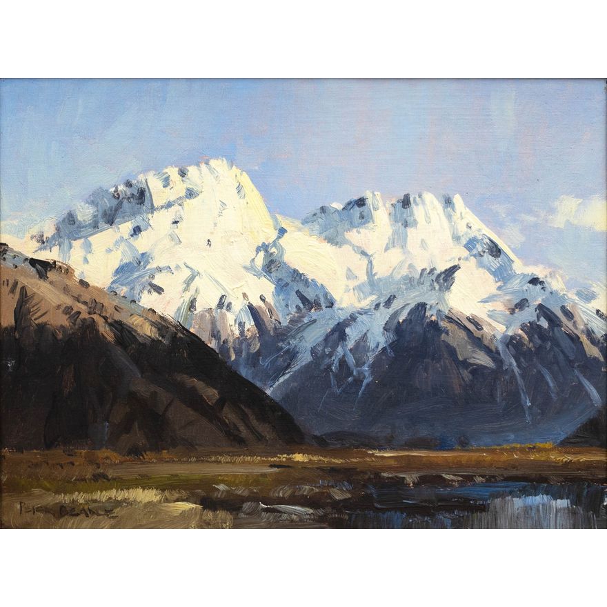 Peter Beadle 'Sunrise, Mt. Sefton Mt. Cook National Park'