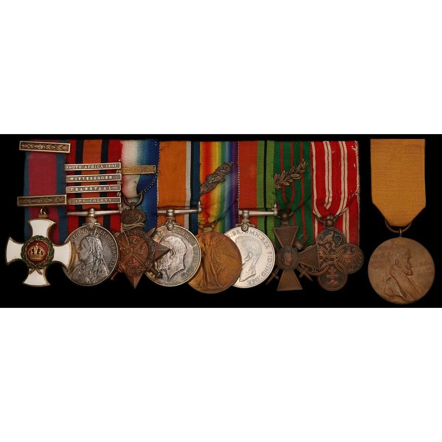 The most unusual D.S.O. group eight awarded to Lieutenant-Colonel B. G ...
