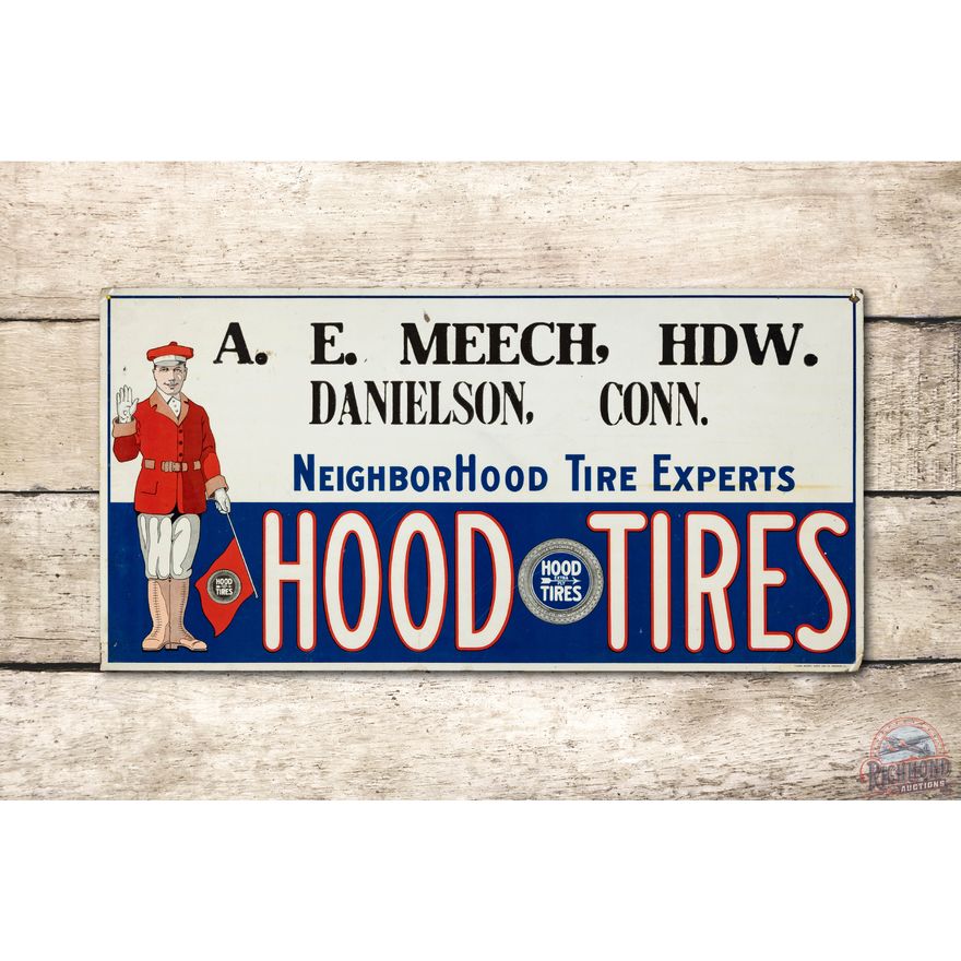 Hood Tires Neighborhood Tire Experts Metal Sign TAC 8.9