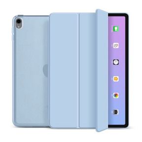 Magnetic Leather Tri Fold Cover for iPad Air (4th/5th Gen) Sky Blue |
