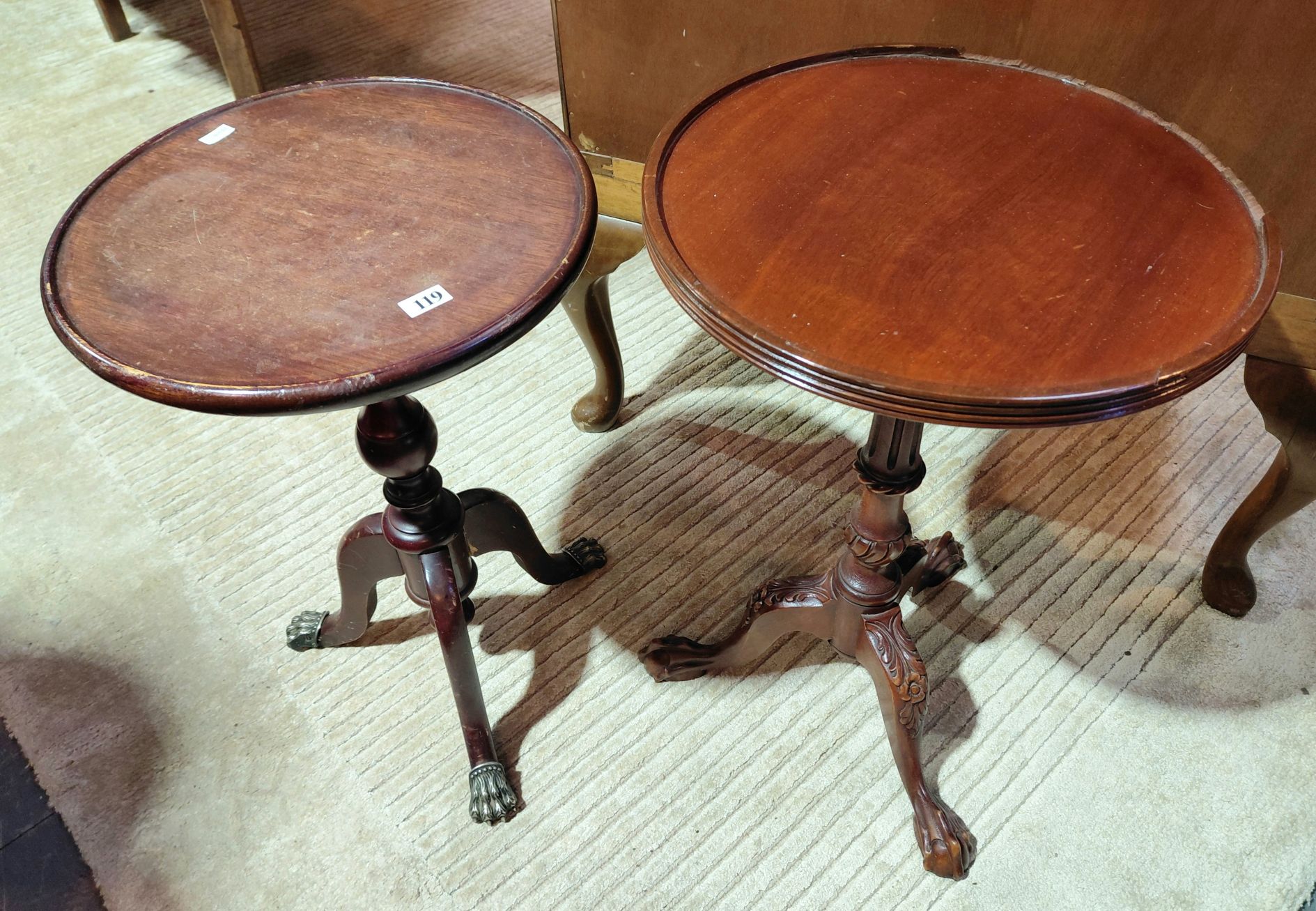 Two Wine Tables