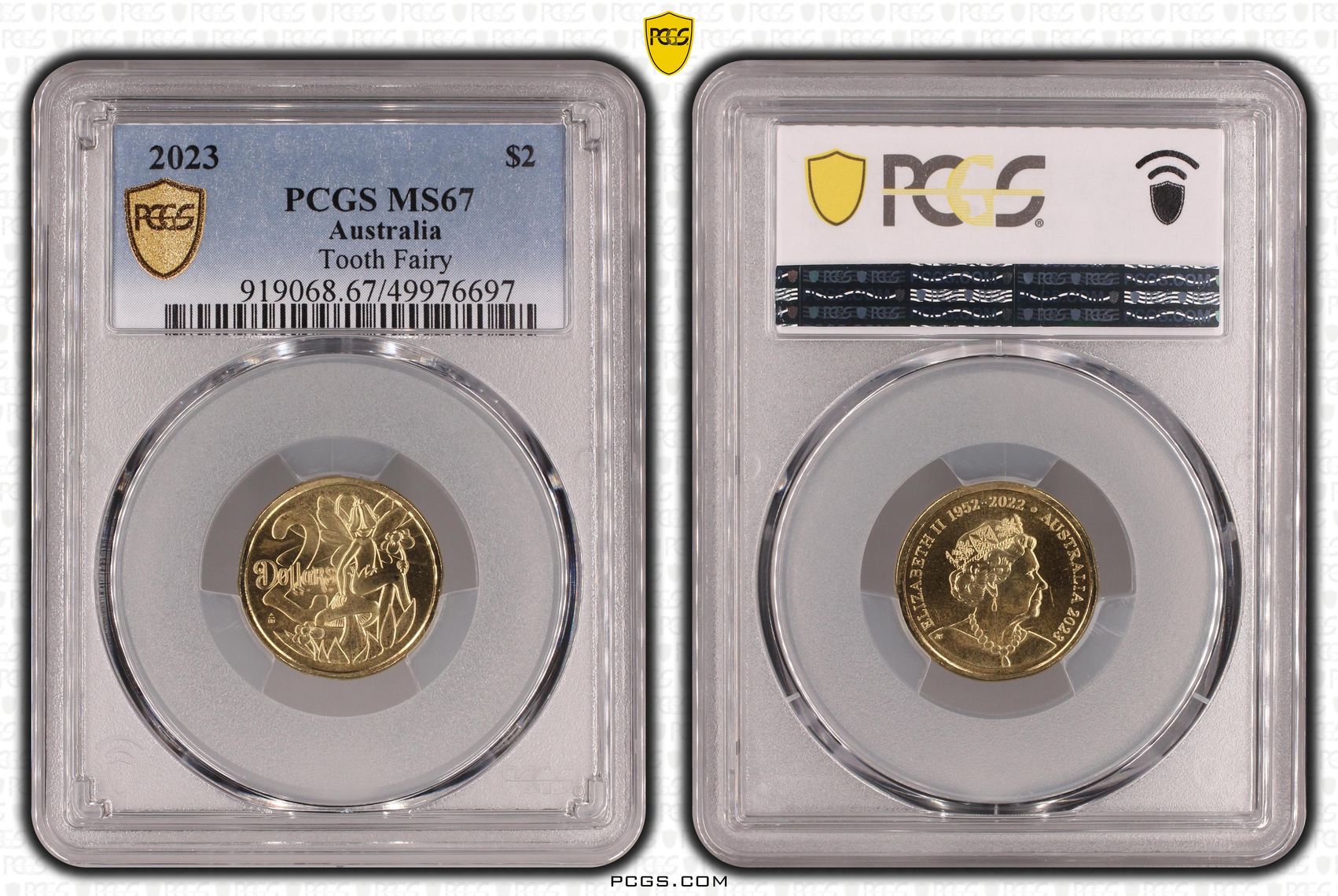 Tooth Fairy , Two Dollar, 2023, PCGS MS67