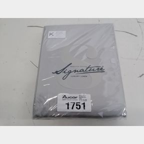 SHERATON 600TC EGYPTIAN COTTON OXFORD DUVET COVER SET - GREY - GREY - KING - SHERATON TEXTILES