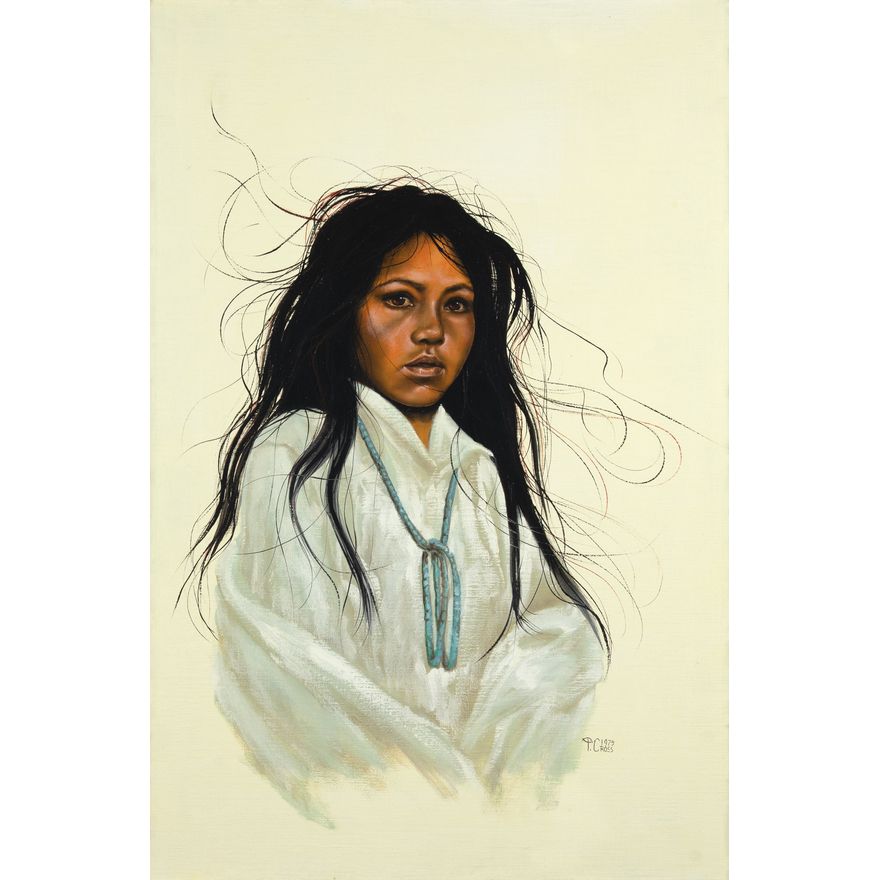 Penni Anne Cross (1939-2016): The Turquoise Necklace, 1975