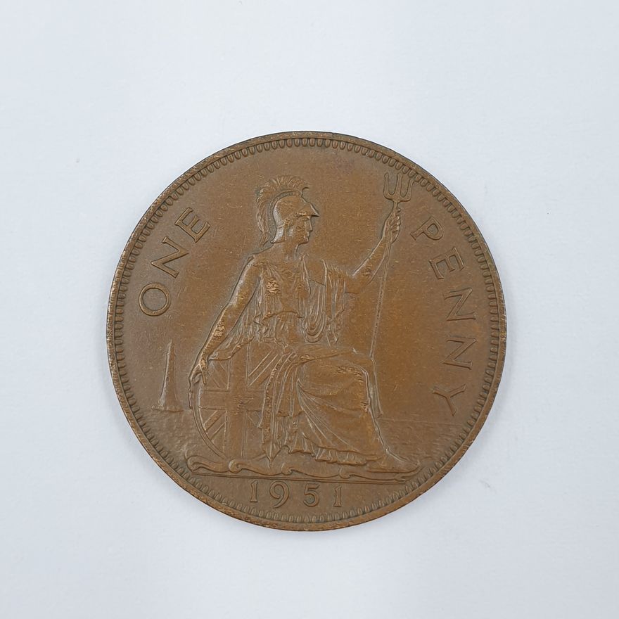 UK 1951 Penny - Lowest Mintage