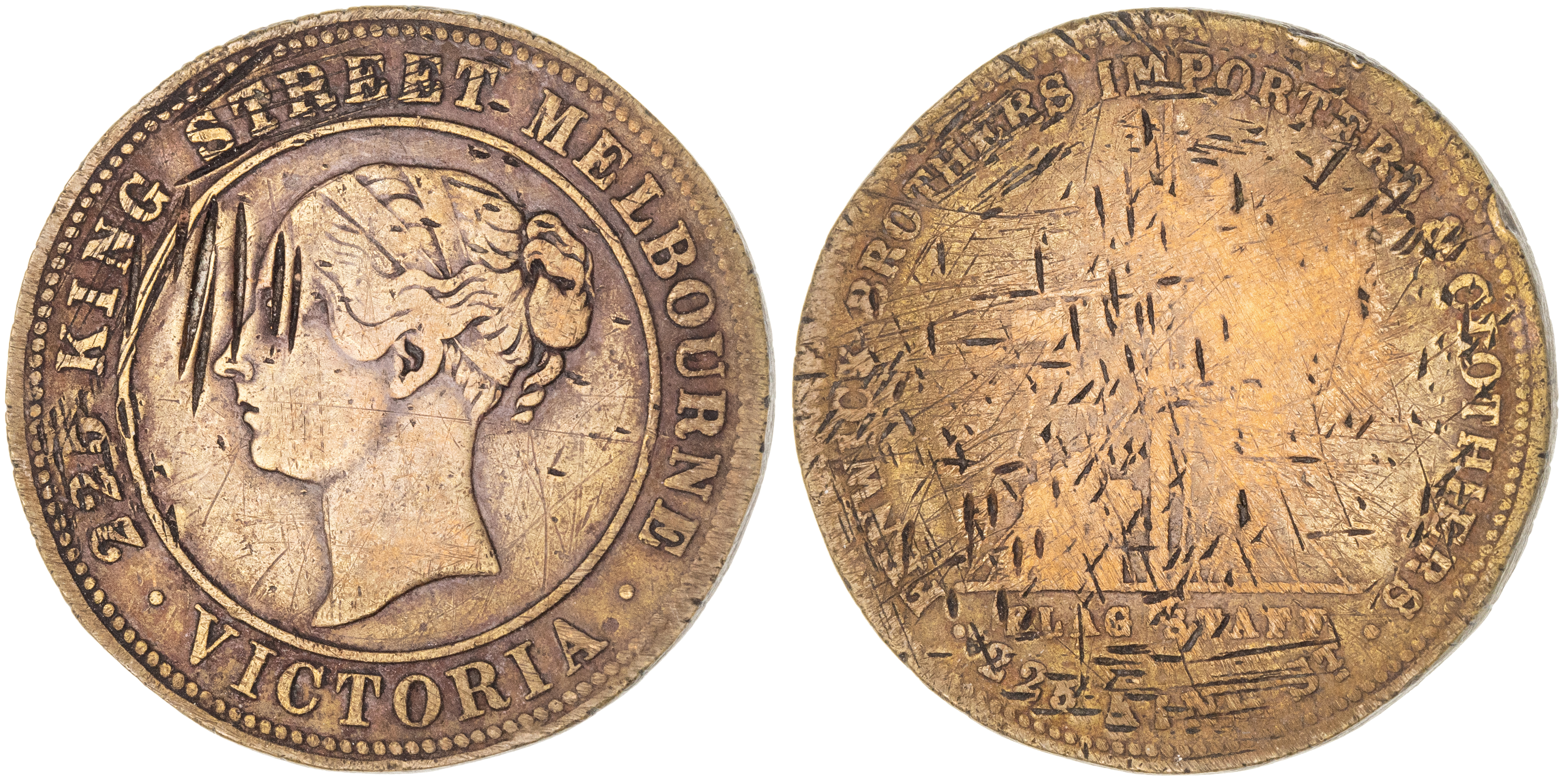 Melbourne, Victoria, Fenwick Bros., Penny, VG