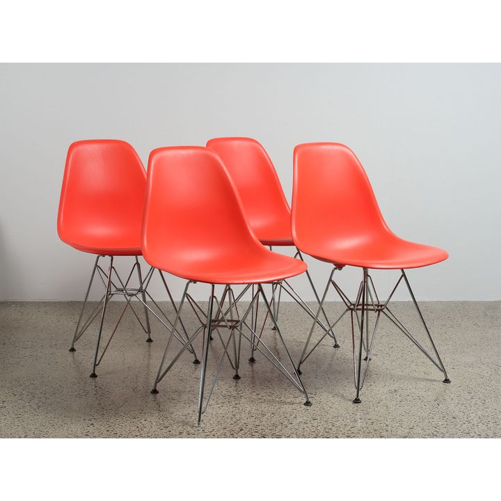 Charles and Ray Eames for Vitra - A set of four DSR Eiffel Side Chairs
