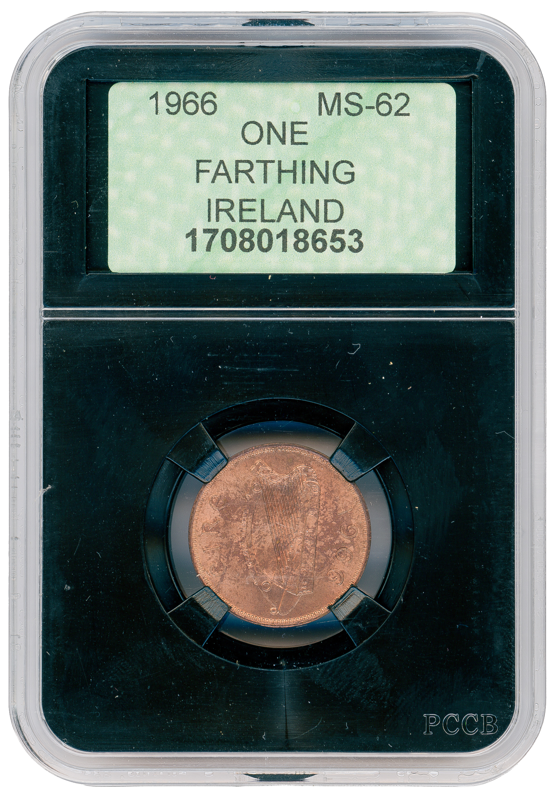 Ireland, Farthing, 1966, MS62