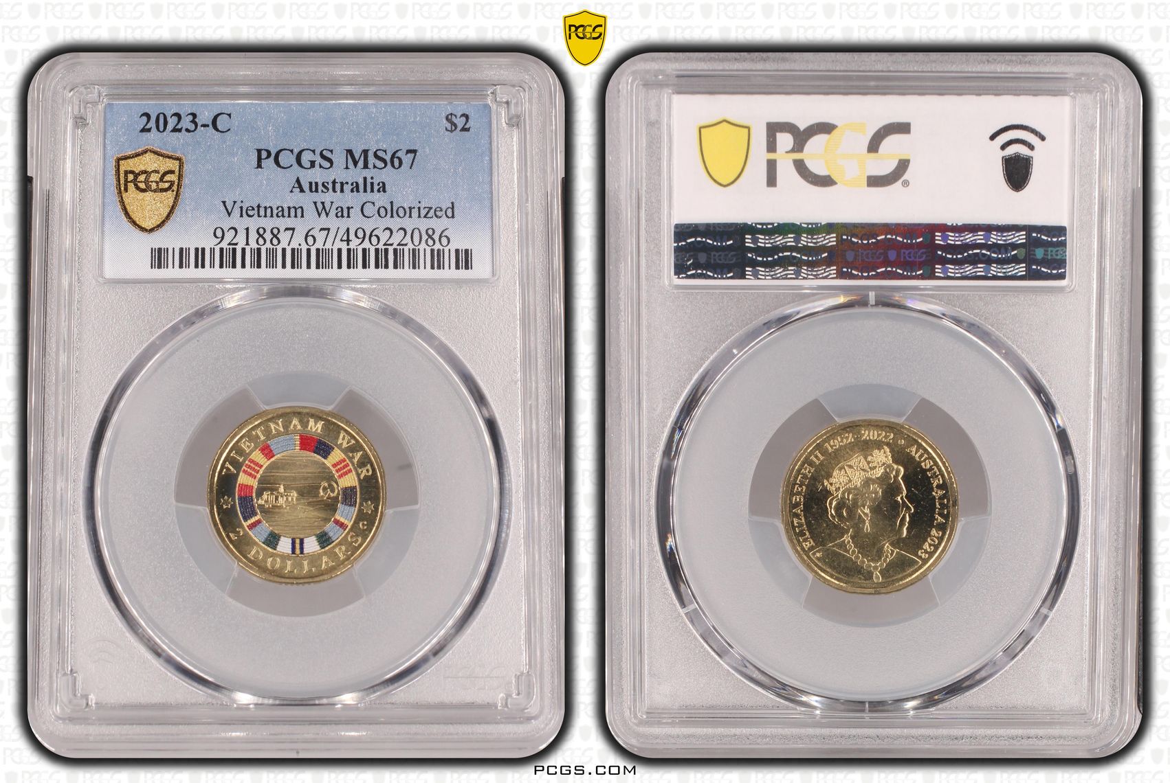 Vietnam War Colorized , Two Dollar, 2023-C, PCGS MS67
