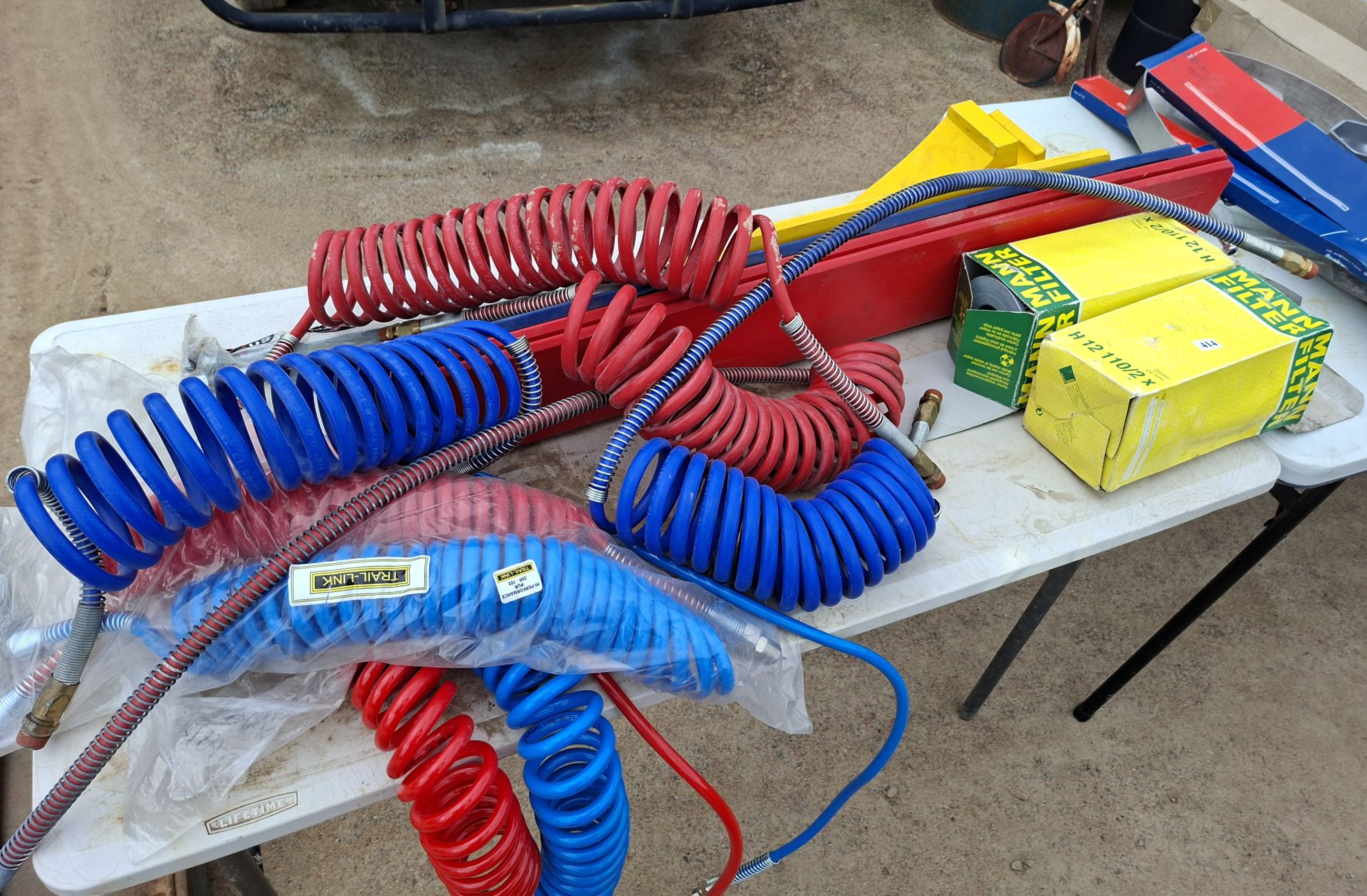 GROUP OF AIR HOSES ETC