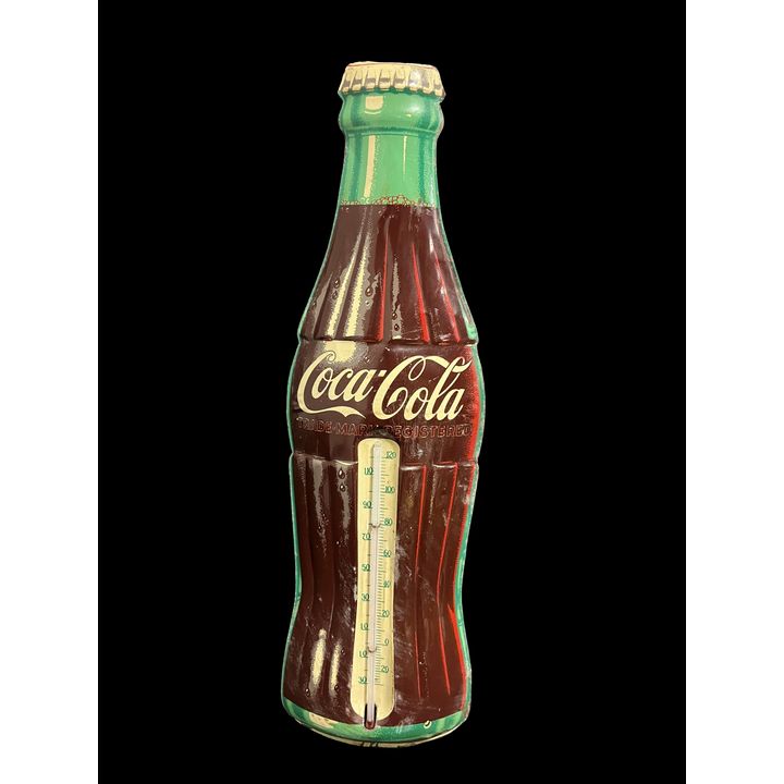 Robertson Coca Cola Coke Tin Metal Soda Thermometer