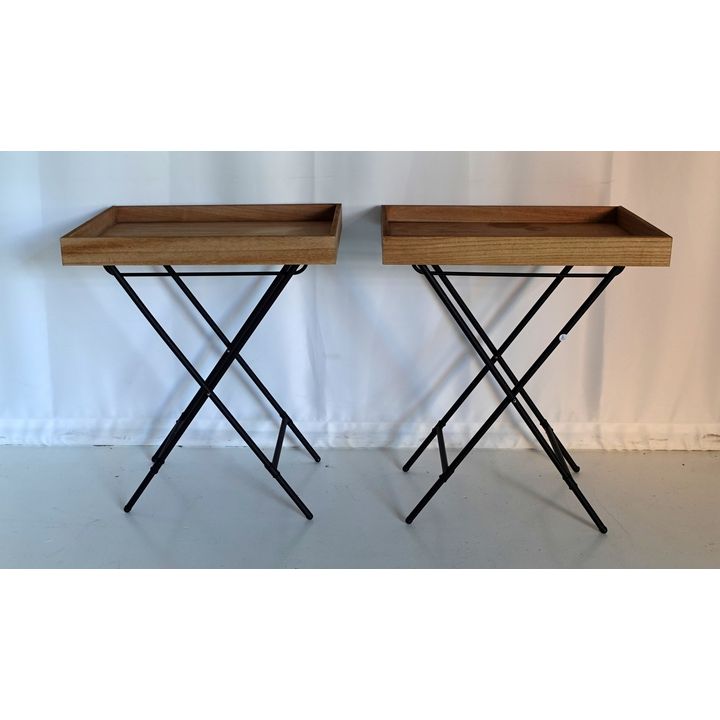 PAIR OF BUTLER'S TRAYS