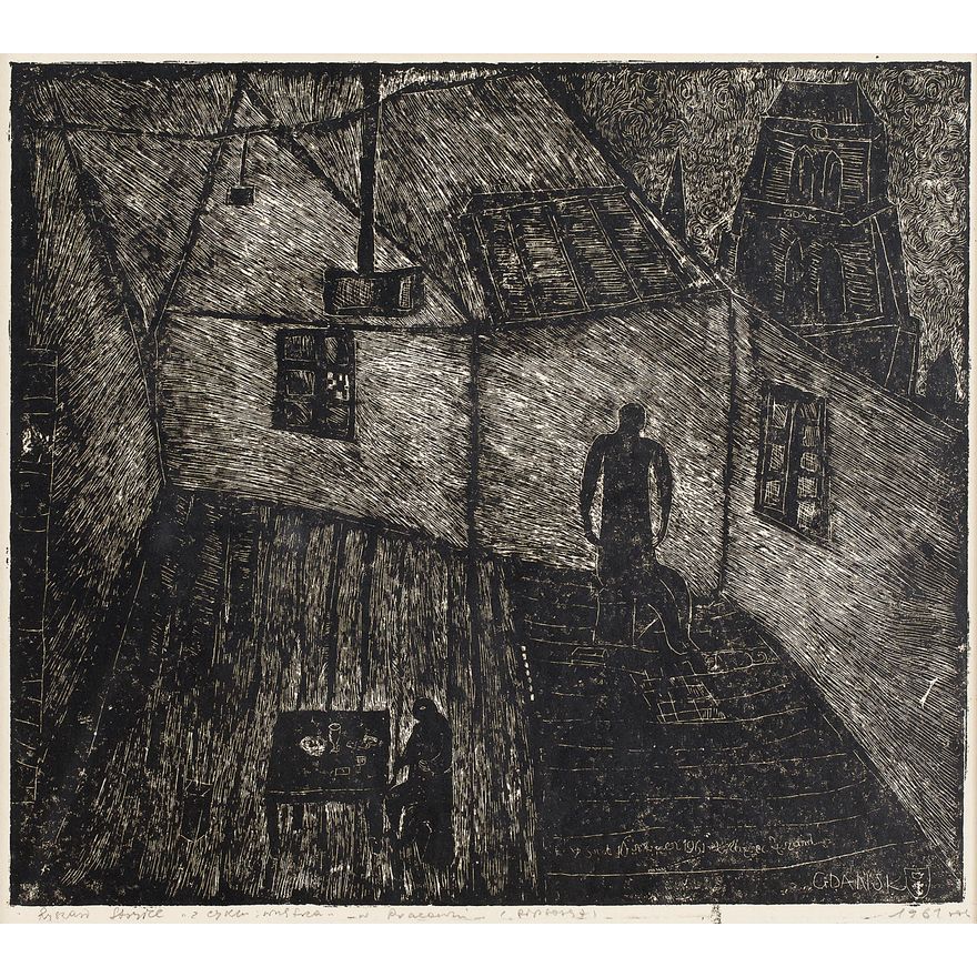 Ryszard Stryjec | W pracowni, z cyklu "Wnętrza", 1961