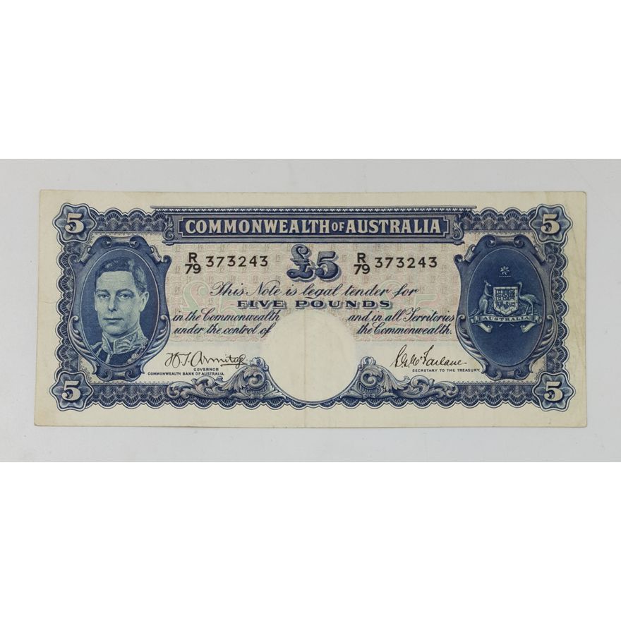 CoA A/M Five Pound Note