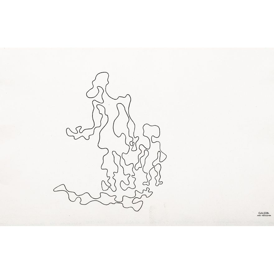 Władysław Strzemiński | Postać z dzieckiem, z cyklu Białoruś zachodnia, 1939/1985