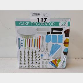 66 PIECES OF CAKE DECORATION KIT BAKING TOOLS SET - CAKE DECORATION SET FOR DECORATING CAKES COOKIES CUPCAKE ICING ETC