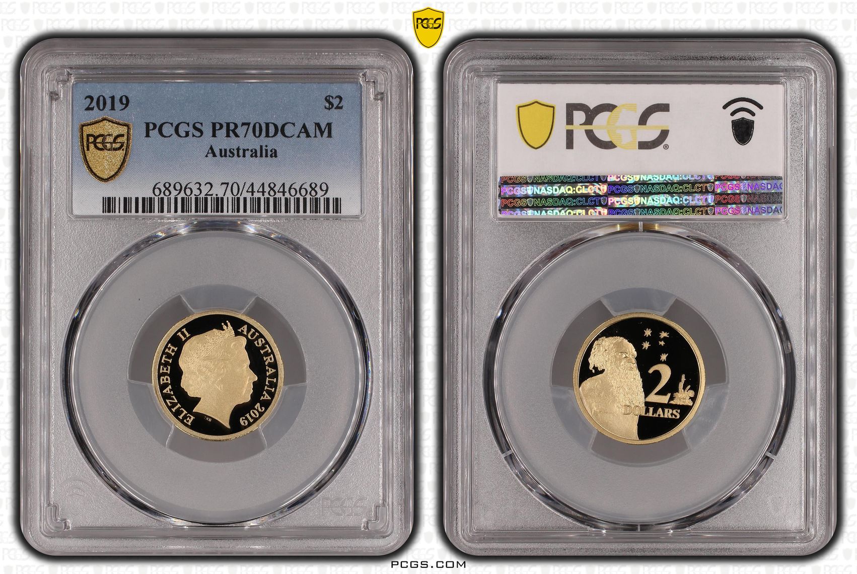 2019 Australia Two Dollar, $2 PCGS - PR70DCAM POP 34/0 -689