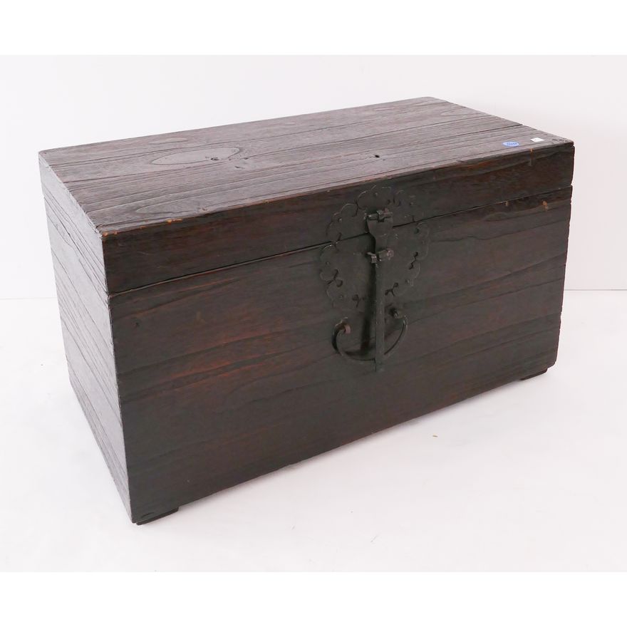 Korean Joseon Medium Dark Chest- 13x24x12''