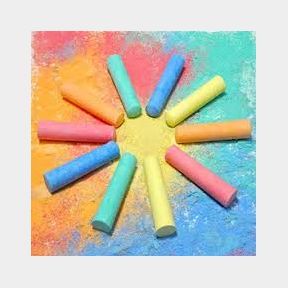 Colour Chalk 4 boxes x 100pcs - Hii colour chalk | Bar 9902134100551 - 51745/1610 SN B3 (S3)