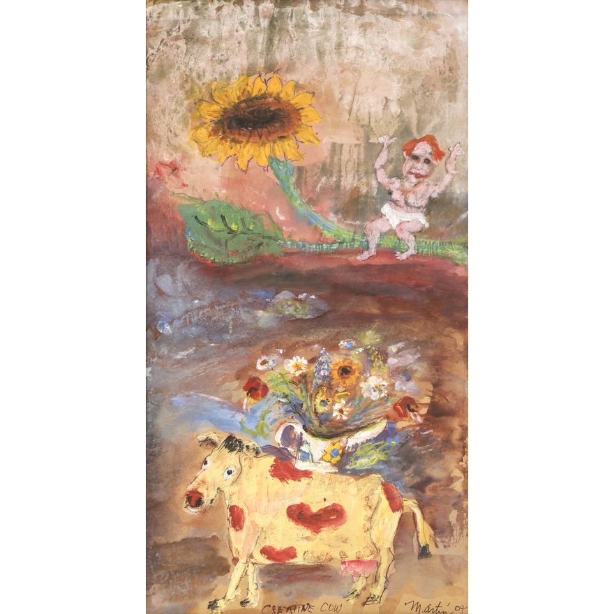 James Martin ''Creative Cow'' 2004 Gouache
