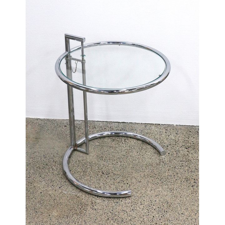Manufacturer unknown - An Eileen Gray ‘Adjustable Table E 1027’ side table