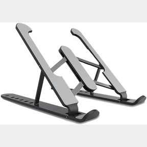 CellTime X Stand 2 Adjustable Plastic Foldable Cool Portable Laptop Stand Black |