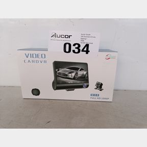 DASH CAMERA WITH 3 CAMERAS FULL HD WITH DUAL LENS 4 INCH LCD SCREEN -