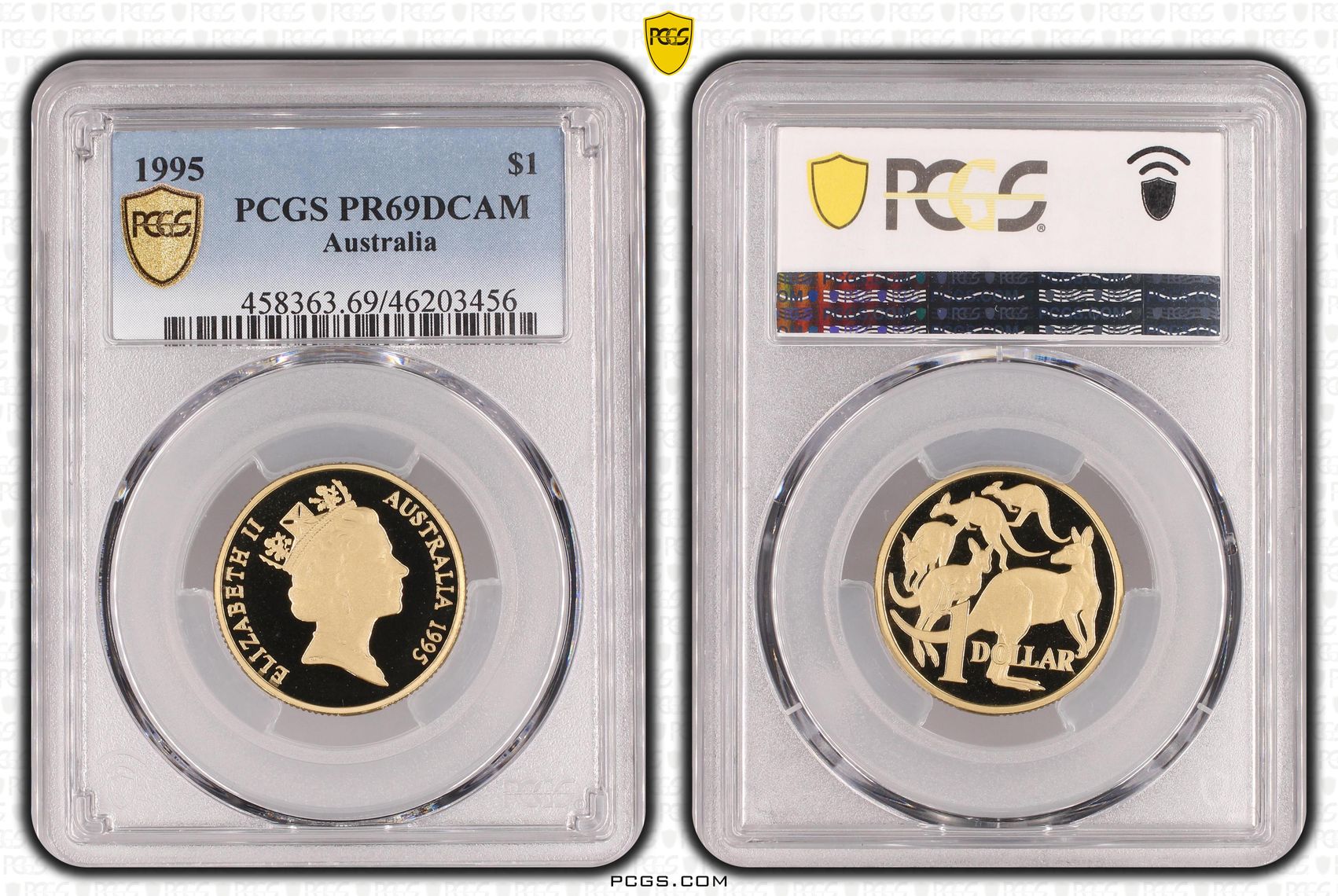 One Dollar, 1995, PCGS PR69DCAM